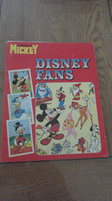 vintage album genre panini DISNEY FANS an 1974 incomplet TRES RARE