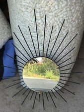 Ancien Miroir Soleil Années 50 60 