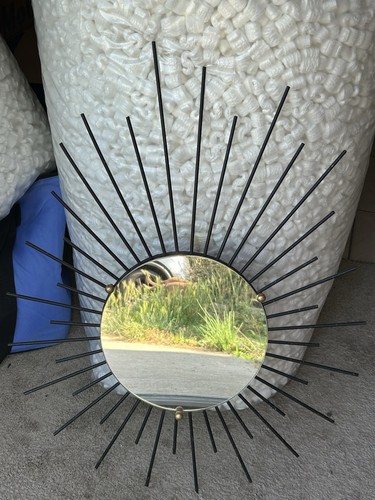 Ancien miroir soleil années - miroir,