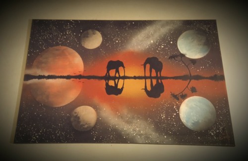 Spray art toile 40x60 - art,