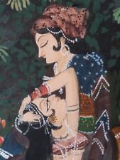 Tableau indien vintage scène