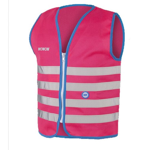 Gilet veste securite - rose, fluo