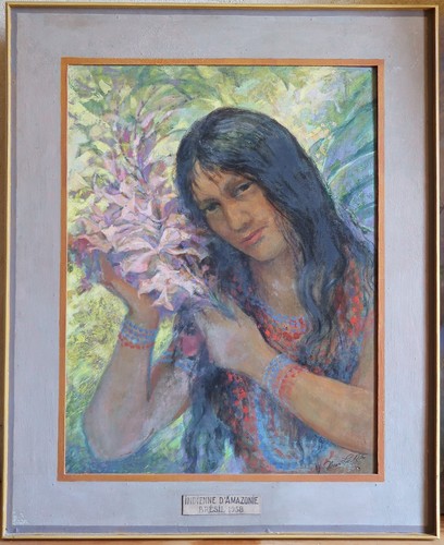 Tableau ancien portrait - , de