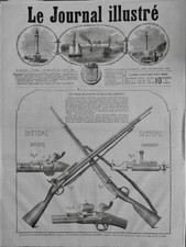 1866 ARME FUSIL AIGUILLE CHASSEPOT ET SNIDERS   1 JOURNAL ANCIEN