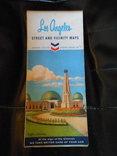 carte routière USA los