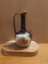 Vase pichet en porcelaine bleu