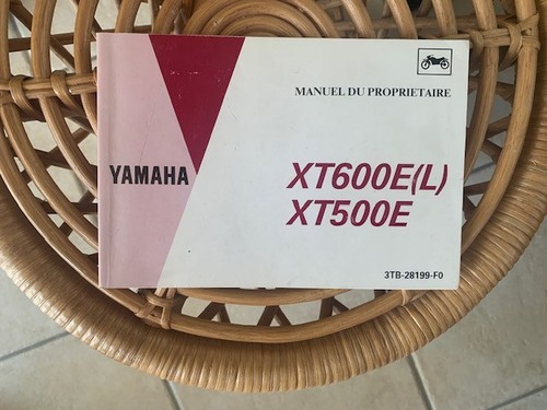 Yamaha xt600e xt500e manuel - xt600e(l),