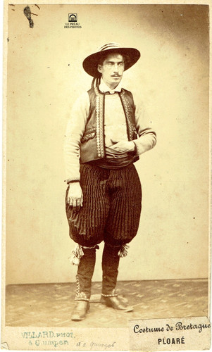 Photo cdv circa - photo, bretagne