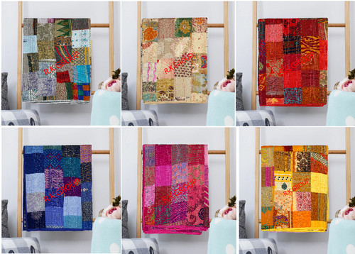 Couverture patchwork - , de