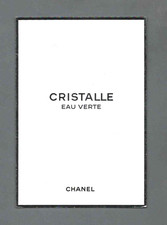 Carte  publicitaire format carte postale - Cristalle Chanel 3 volets recto verso