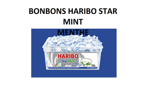 Bonbons haribo star mint - bonbons,