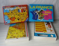 #Jeux de société - Vintage# Ravensburger - Voyage en France / Nathan - La France