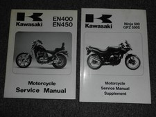 1994 1999 2000 2006 Kawasaki Ninja 500 GPZ 500S Service Réparation Manuel OEM De