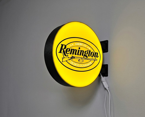 Enseigne lumineuse remington - enseigne,