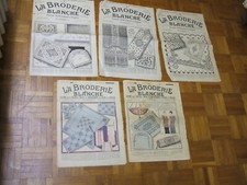 Lot de 5 revues LA BRODERIE