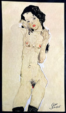 Egon Schiele Lithographie D'Un
