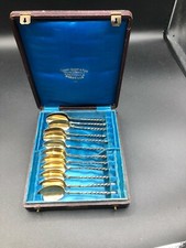 12 cuilleres pince a sucre argent minerve a la russe "VB" victor boivin 