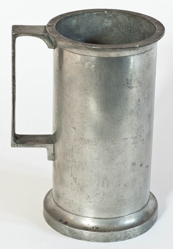 Mesure litre étain ancien - mesure,