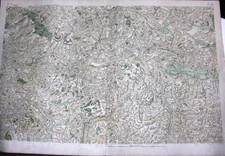 Cassini. Carte des Gorges du