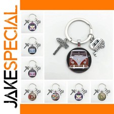 JakeSpecial – Vintage Hippie Van Keychain with Charm