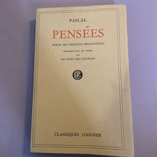 Blaise Pascal Pensées  (1957)
