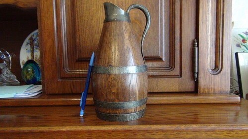Ancien pot pichet bois - pichet, en