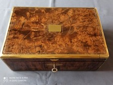 Écritoire De Marine En Loupe De Noyer