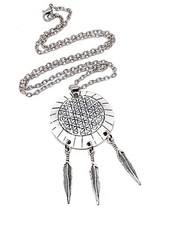 Collier pendentif graine de