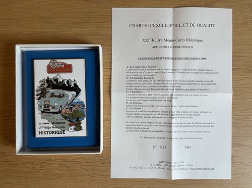 Trophée plaque émaillée - trophée, 21