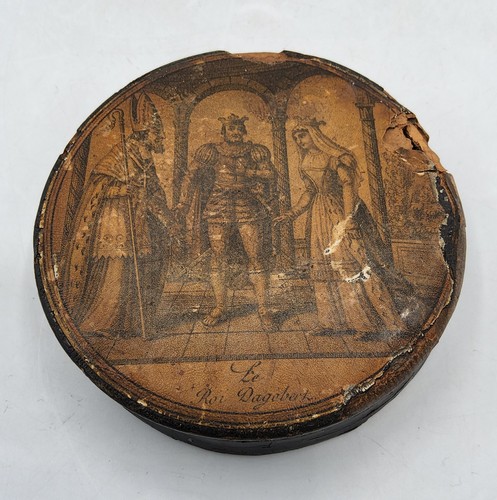Boîte tabatière circulaire
