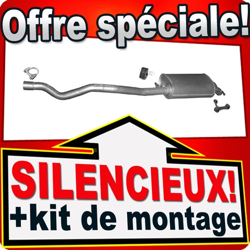 Silencieux arriere pour - silencieux,