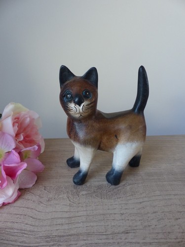 Figurine chat marron - , et