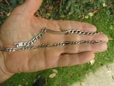 LOT GOURMETTE BRACELET ARGENT MASSIF     POINCONS  ARGENT MASSIF   925 ET CRABE