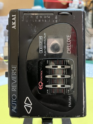 Akai portable radio cassette - akai,