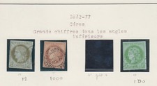 (USA) Timbres Cérès et type Sage n°14 à n°29 sauf 16, 24 et 26- Oblitérés - cote