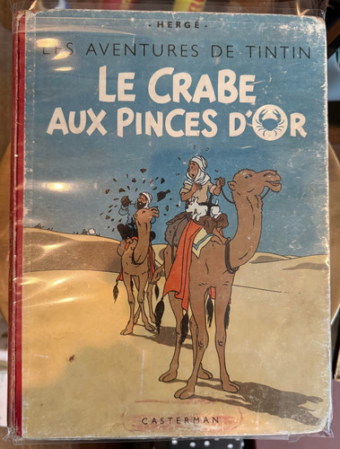 Hergé tintin crabe - tintin, aux