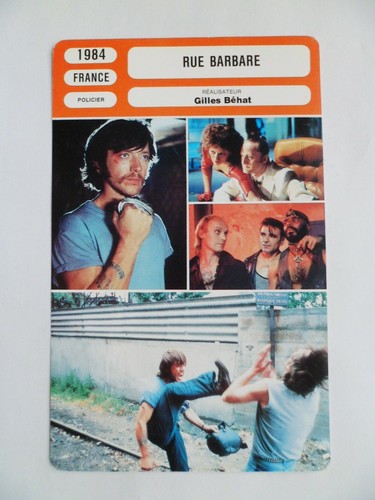 Carte fiche cinema 1984 rue - cinema,