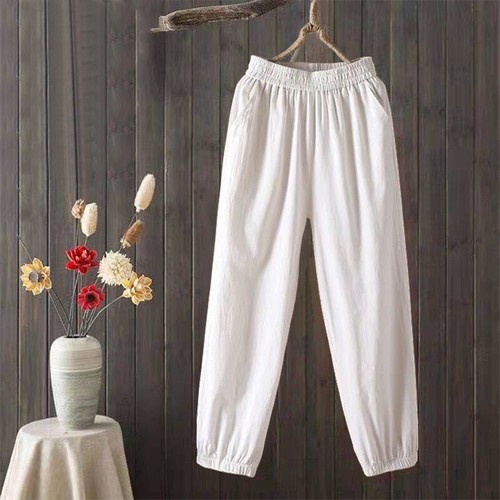 Femme coton pantalon sarouel - femme,