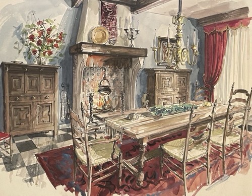 Tableau peinture ancienne - peinture,