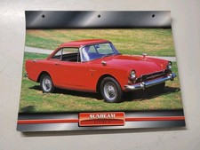 Carte Fiche Voitures D'exception SUNBEAM ALPINE 5