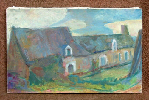 Excellente huile sur toile - huile,