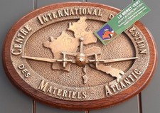 Aéronavale Grande Tape de Bouche Centre Gestion Matériels ATLANTIC 1980s Bronze