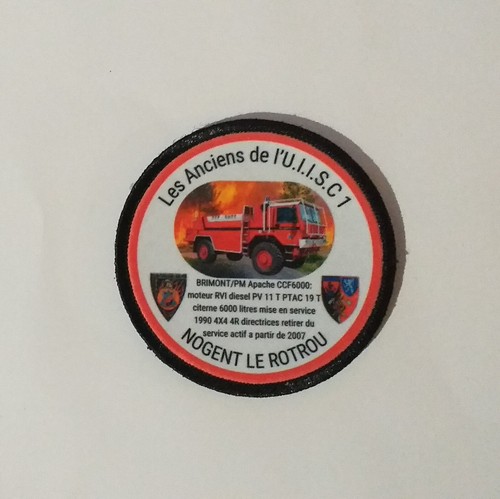 écusson sécurité civile ccf - écusson,