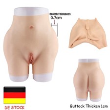 Culotte en silicone travesti vagin pantalon amplificateur de hanche...
