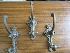 3 Patères Bronze Massif - Porte-Manteaux - Objets déco Camion Frères CF
