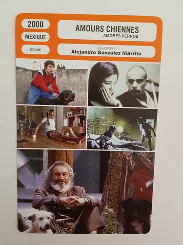 Carte fiche cinema 2000 amours - cinema,