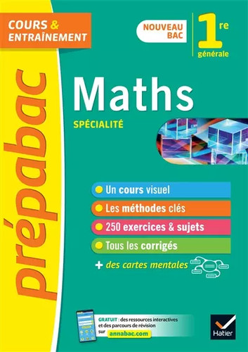 Prépabac maths 1re générale - prépabac,