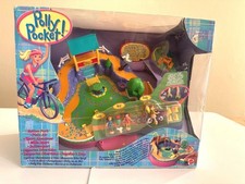Nouveau! Parc d'action et de vélo amusant Polly Pocket. cyclisme magique...