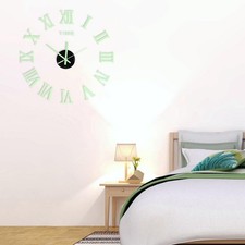 Horloge Murale Lumineuse Acrylique Installation Facile Décor Unique pour Espace