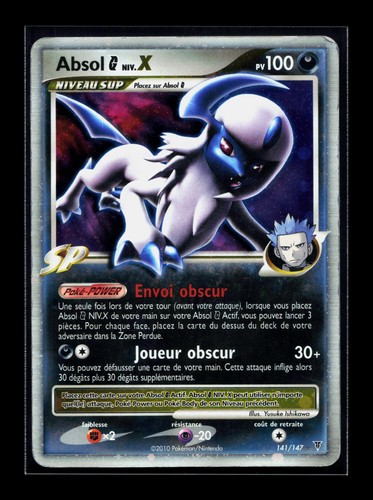 Carte pokémon absol - absol, x